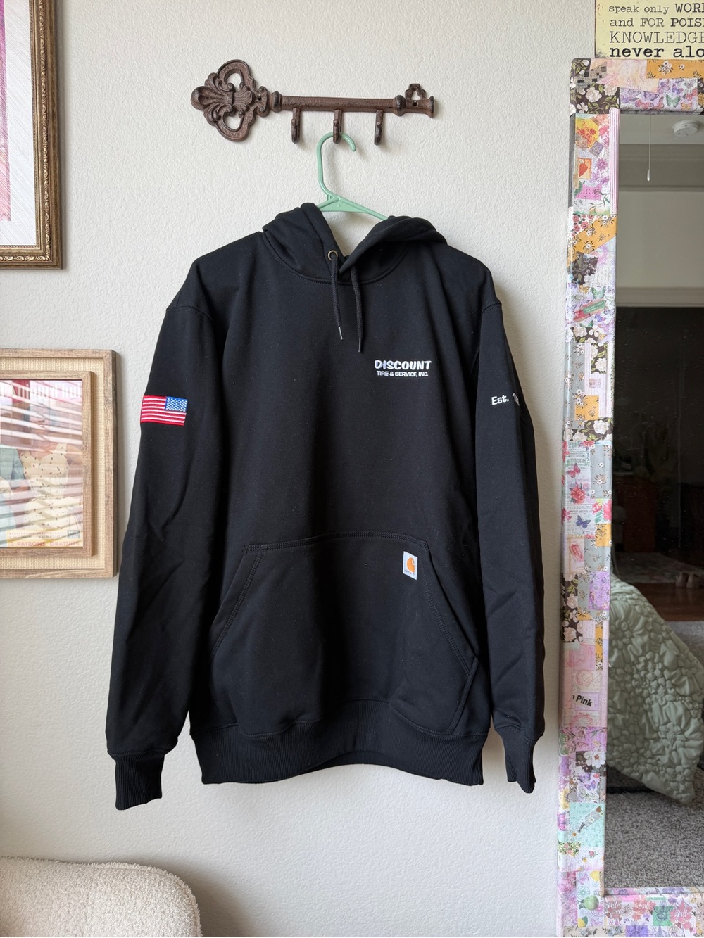 Carhartt Black Men's Hooded Pullover Sweatshirt